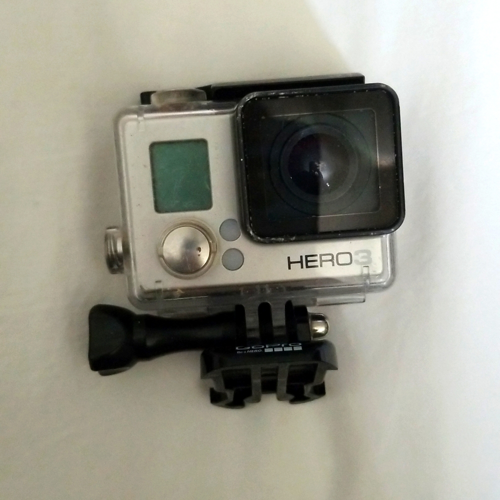 GoPro hero3 scratch on lens